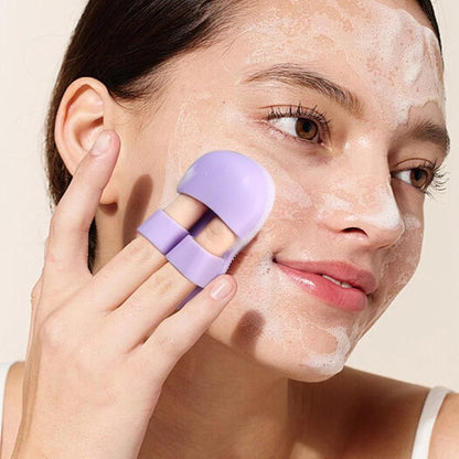 Soft Silicone Facial Cleansing Brush (Pack of 2)
