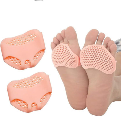 Silicone Honeycomb Shoes Pad Gel Insoles Breathable Health Care Massage for feet (Pair of 1)