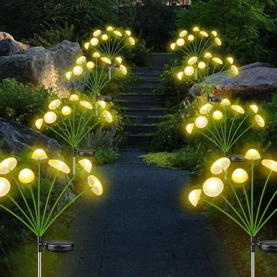 5 Watt 8 LED Solar Mushroom Garden Solar Light