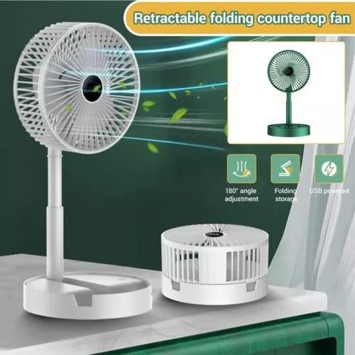 Powerful Rechargeable High Speed Table Desk Fan || High-Speed, Foldable & Easy to Carry