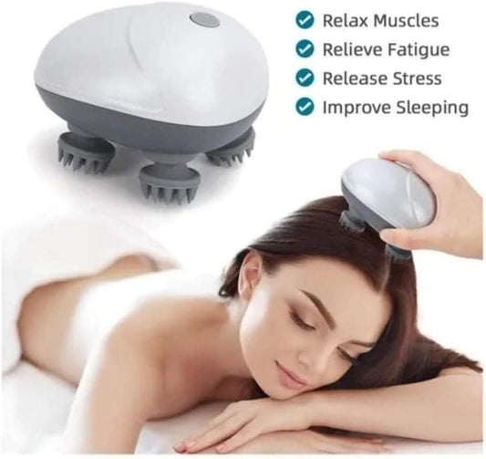 Multi-Purpose Electric Head, Scalp & Body Massager| Full Body Massage